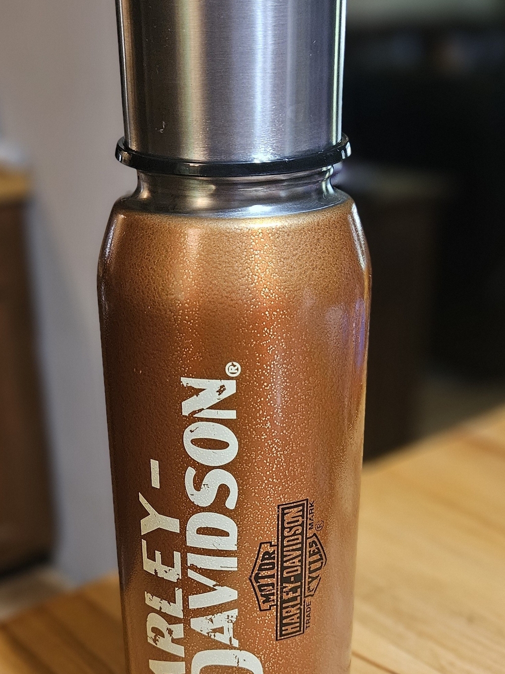 Harley-Davidson Metallic Copper Insulated Bottle